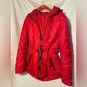 MICHAEL Michael Kors Red Puffer Coat